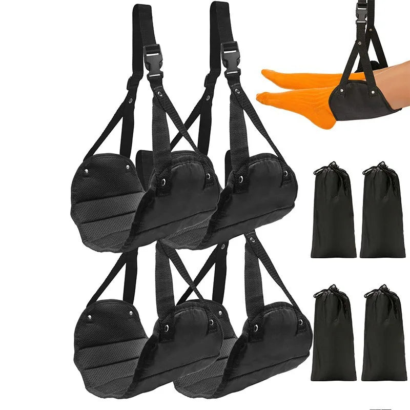 1PC Hot-Selling High-Quality Portable Travel Footrest - Adjustable Height  Perfect for Airplane Office/ Car/plane Use