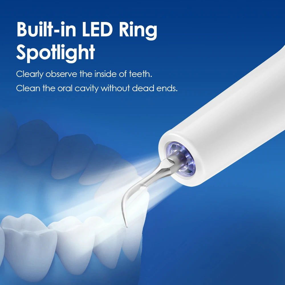 Ultrasonic Tooth Cleaner Dental Scaler Calculus Remover Plaque Tartar Eliminator Dental Stone Removal Teeth Cleaning Tools