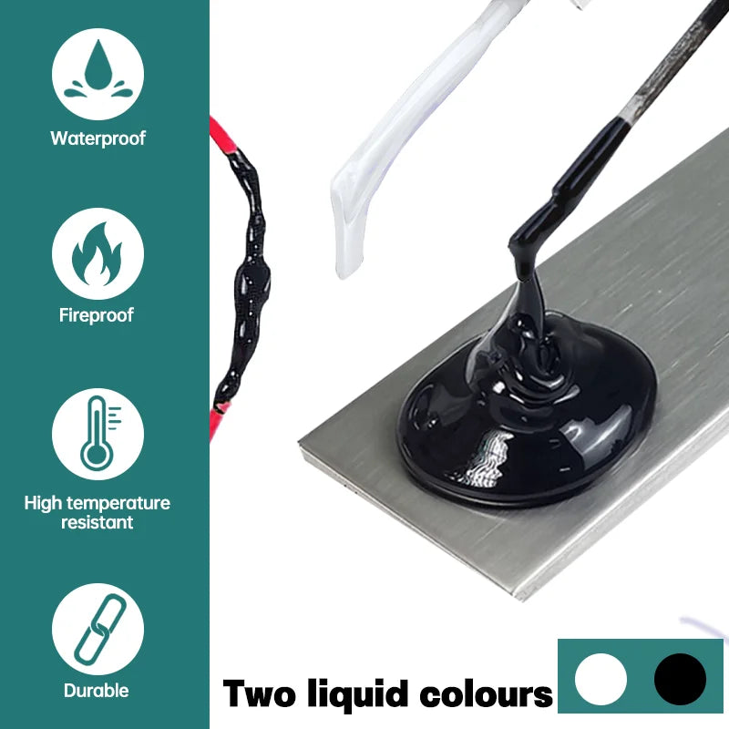 50/100/150/300ml Liquid Electrical Tape Waterproof Insulating Tape Repair Rubber Fixed Electrical Wire Cable Metal Welding Glue