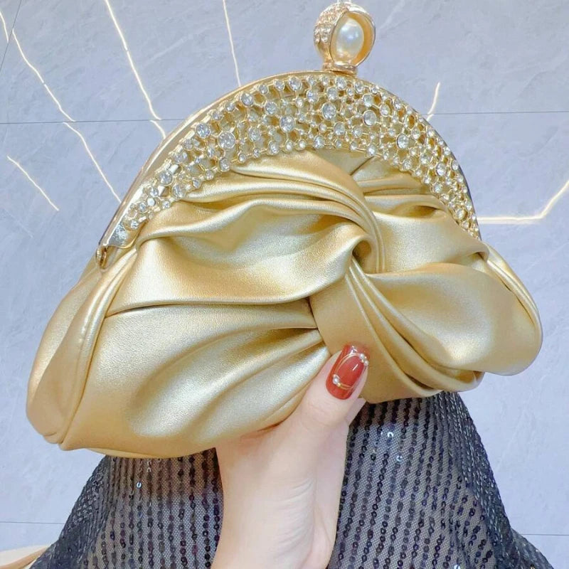 New Clutch Rhinestone Evening Women Bags Chain Slanting Bag Dinner Bag Dress Bag Bridal Bag-Wedding Season,Gifts For Women,The Perfect Christmas Gift