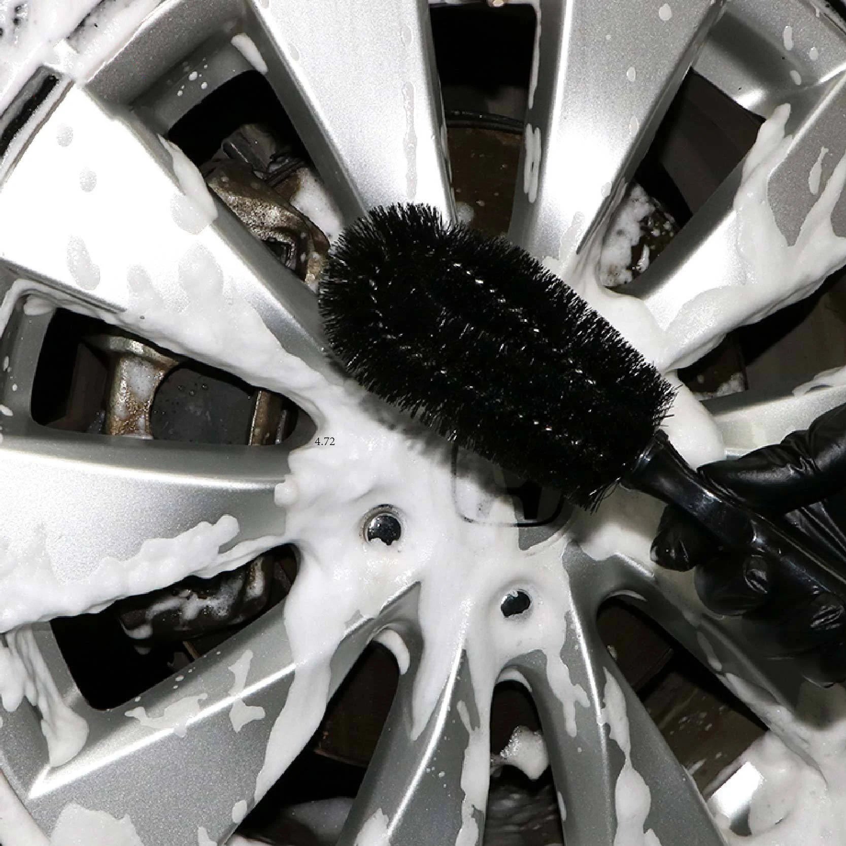 Car Tire Brush, Wheel Hub Brush, Specialized Car Washing Tool Brush, Cleaning and Cleaning Tool, Powerful Decontamination Brush