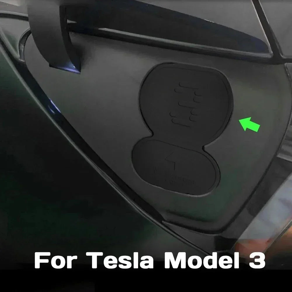 For Tesla Model 3 Y Car Charging Port Protection Silicone Waterproof Dust Plug Protective Cover for Model 3 European Version CCS