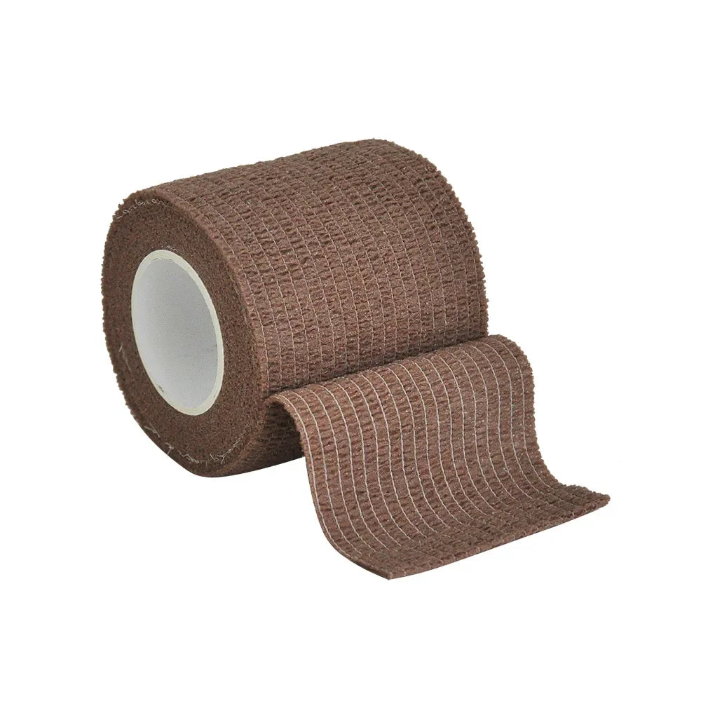 1/6roll 2.5/5/7.5/10cm*4.6m Non Woven Elastic Self Adhesive Bandage Cohesive Bandage for Sports Fixing Finger Wrist Leg