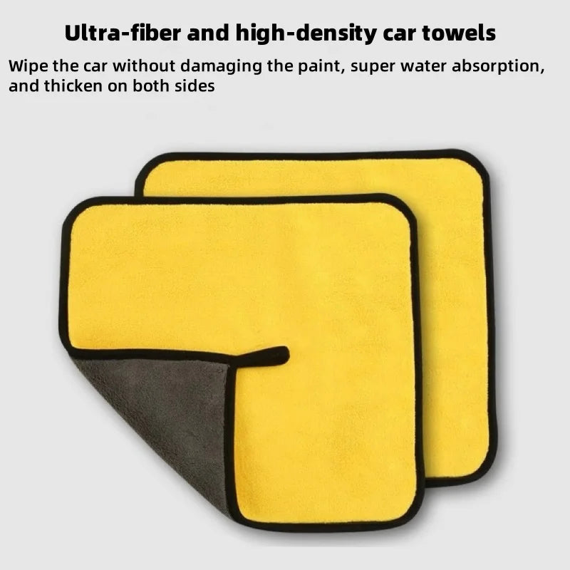 Microfiber Towel Car cleaning towels, car washing and drying cloths Ultra Soft Lint-Free High Absorbency car beauty accessories