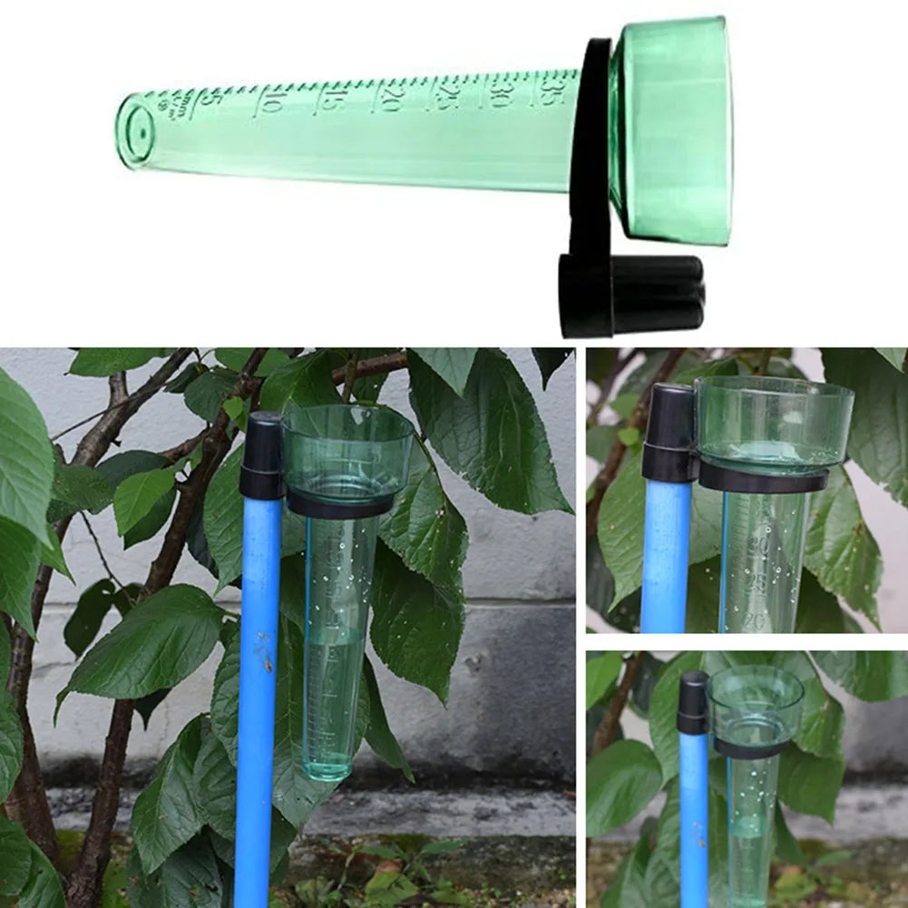 35mm Rain Gauge Rainwater Meter Polystyrene Water Rain Measurement Tool Outdoor Garden Ground Rainfall Guage