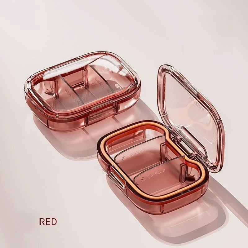 Travel Portable Mini Medicine Pills Boxes Drug Bins Pills Dispenser Pill Storage Box Tablet Pillbox Case Container Organization