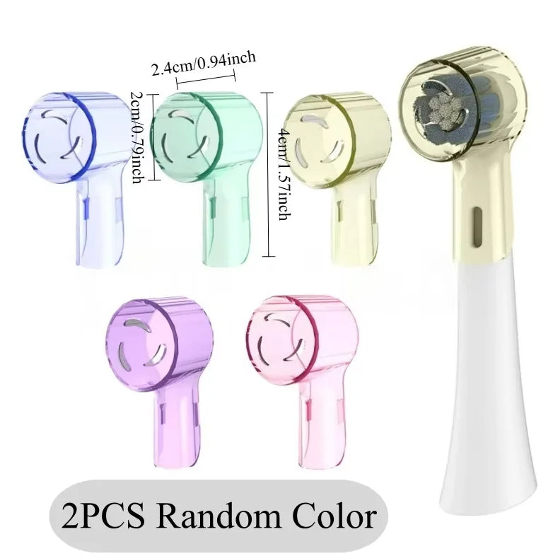 Toothbrush Dustproof Covers Caps Compatible with Braun Oral B Replacement Heads & IO Series Electric Toothbrush Head Protector
