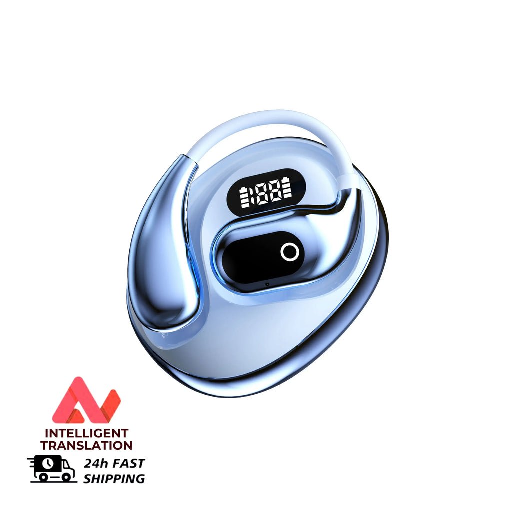XG99 Translator Headphones 144 Languages Real Time Two-Way Translation Bluetooth Headset Waterproof Earbuds for Business Travel
