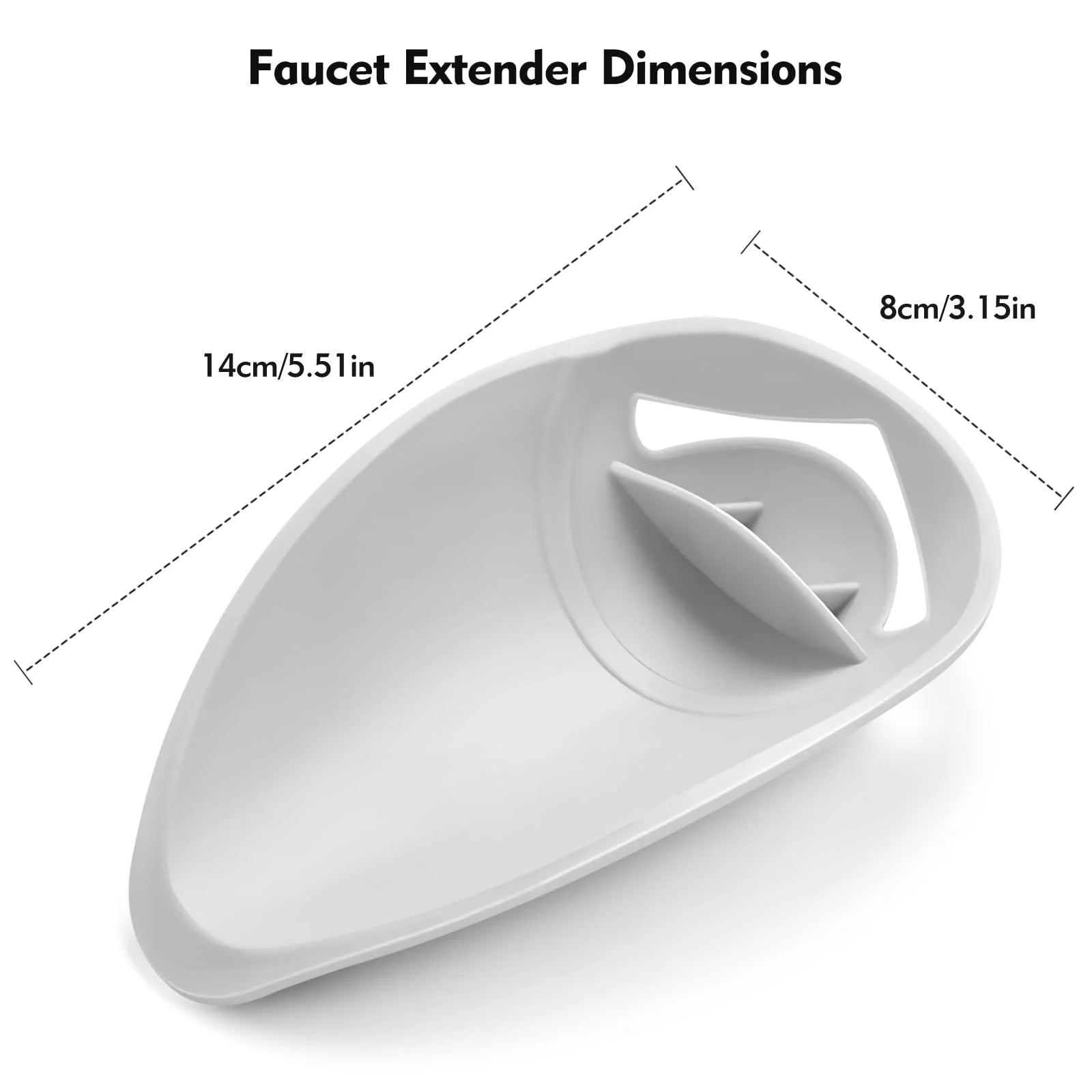 3pcs Kitchen Faucet Extender, Hand Wash Water Assistant Extension And Thicker Hand Wash, Water Guide Silicone Extender