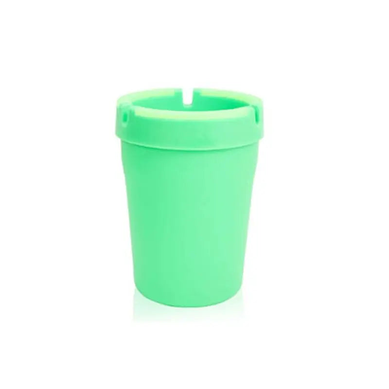 Universal Car Ashtray with Lid Large Capacity Smokeless Smell Proof Cup Holder Auto Ash Tray Glow in the Dark Interior Accessory