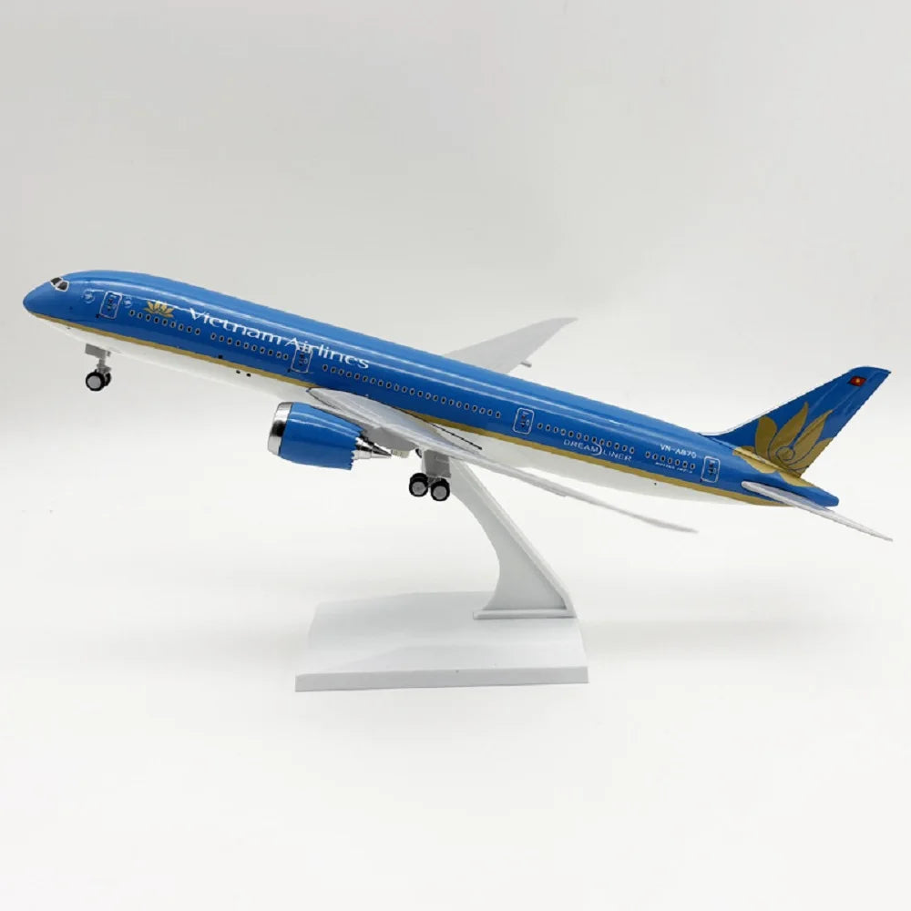 30cm Plane Model Toy B787 Vietnam Airways 1/250 Scale Aircraft Diecast collectible miniatures Gifts Resin Plane Aviation Souveni