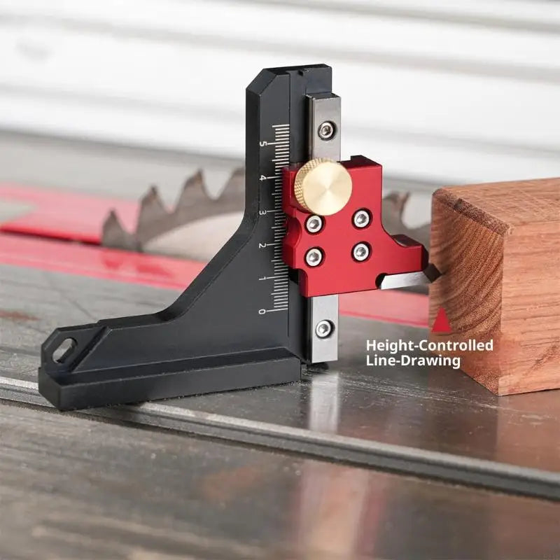 Aluminum Height Measuring Device Depth Gauge With Precisions Marking Capability