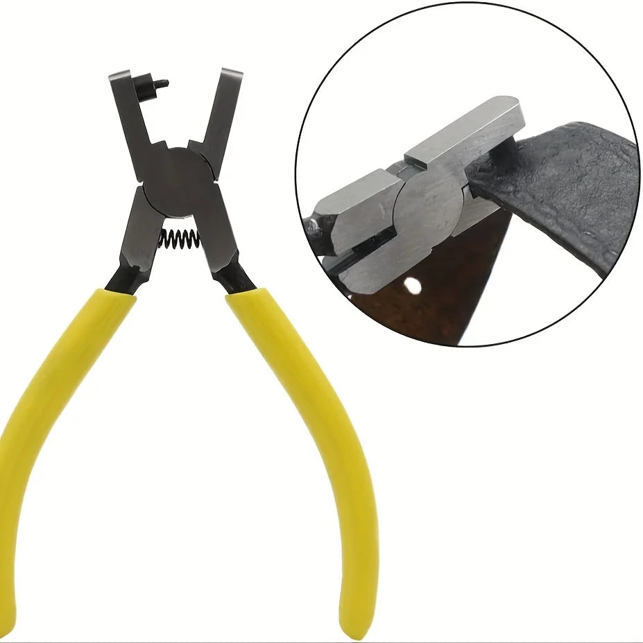 A universal hand strap watch with puncher, punching tool hole pliers 2.0mm, ideal for gift giving