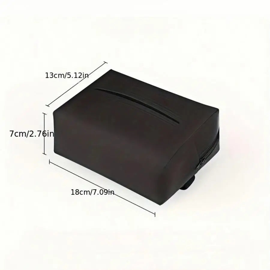 Car Tissue Box, (Large - One Size) Sunshade Seatbackrest Hanging Tissue Box, Car Armrest Box, Car Storage and Organizing Accesso