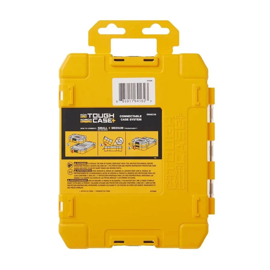 DEWALT Original Large Tool Box Medium Parts Accessories Screwdriver Bit Parts Storage Case with Partition  DWAN2190
