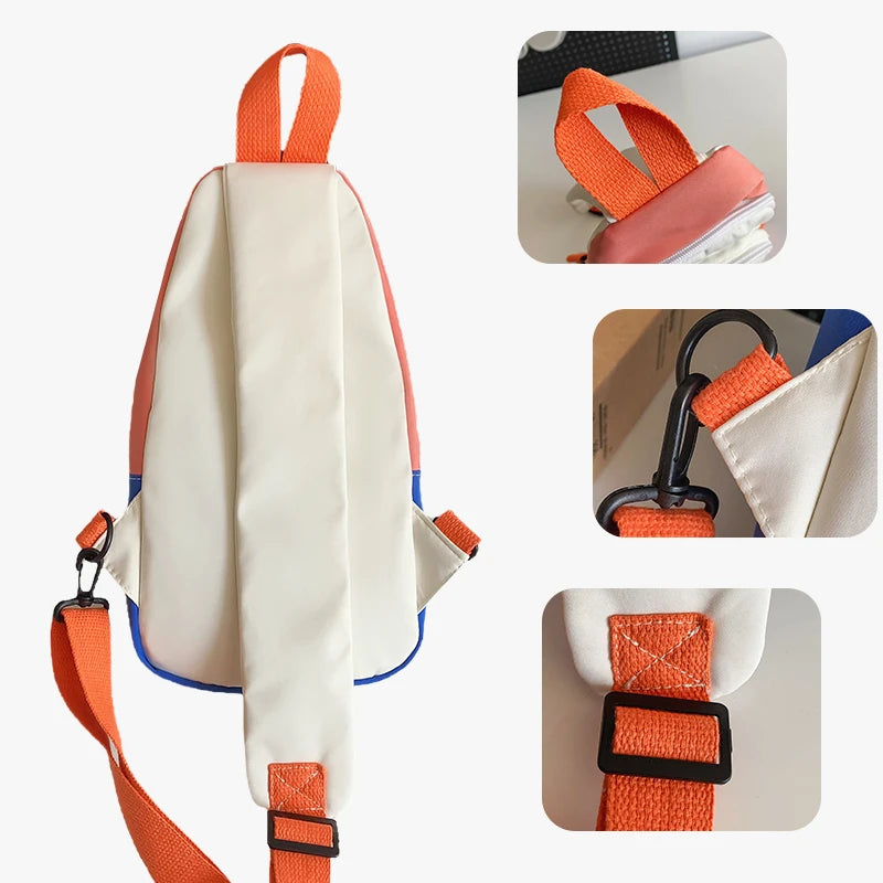 Chest Bag Women's Sports Style Design Niche Men's Trendy Brand Waterproof Outdoor Fashion Shoulder Crossbody Bag