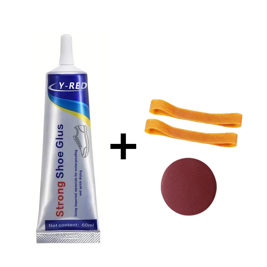  Strong Fast Dry Waterproof Shoe Repair Glue 25/60ml Universal Adhesive for Sneakers Boots Leather Shoes