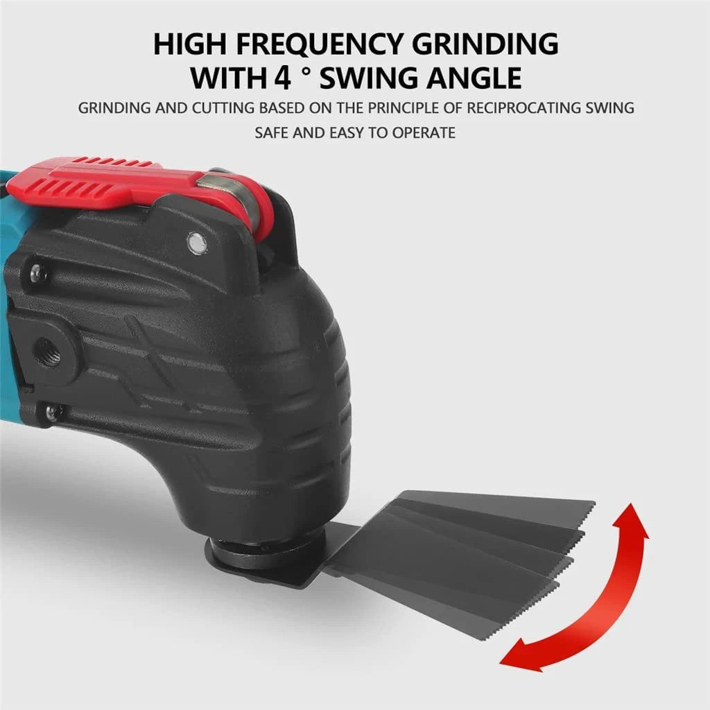170W Electric Cordless Oscillator, 6-Gear Settings, 5000-20000r/Min, for Sawing/Cutting/Shoveling, For 18V/21V Makita Battery