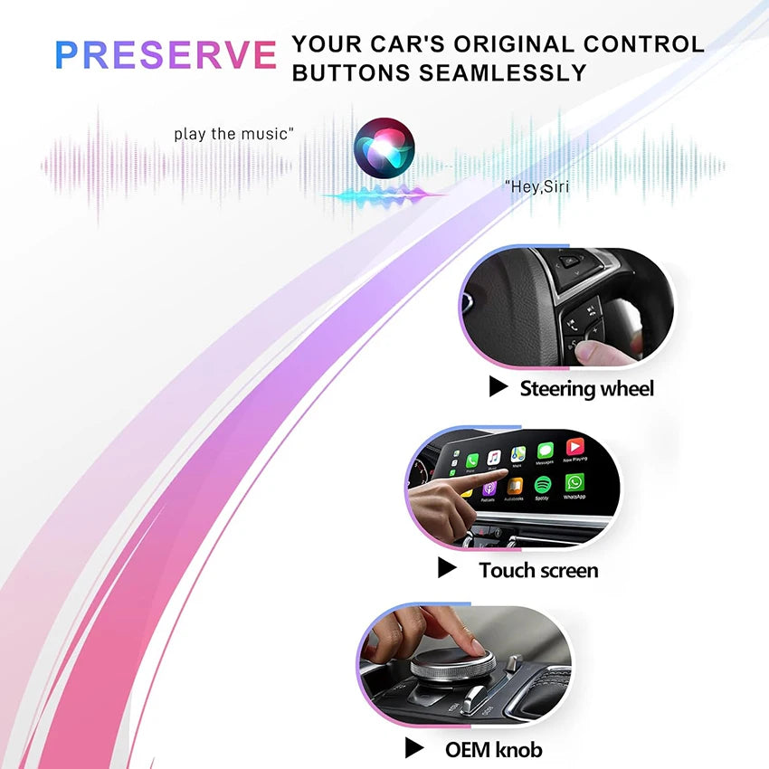 Original Screen Upgrade Wireless Carplay Android Auto Adapter  For Land Rover DISCOVERY 4 2011-2016 Bosch System Supports camera