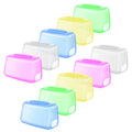 10Pcs Toothbrush Head Covers Travel Portable Plastic Toothbrush Caps Dustproof Protective Covers Compact Size Fit All Electric