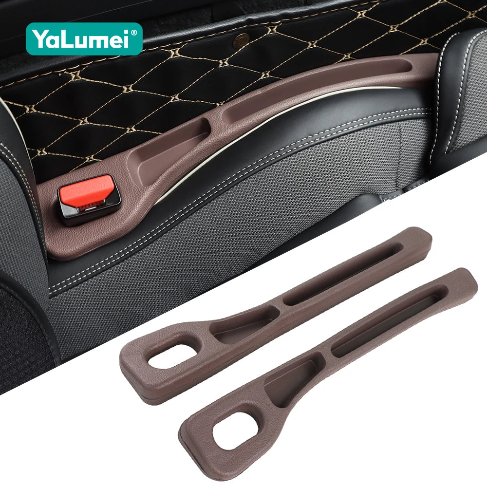 2PCS Car Seat Leak Proof Strips Gap Side Seam Filler Storage For Hyundai Sonata Nexo DN8 Santa Fe TM Tucson NX4 Staria Ioniq