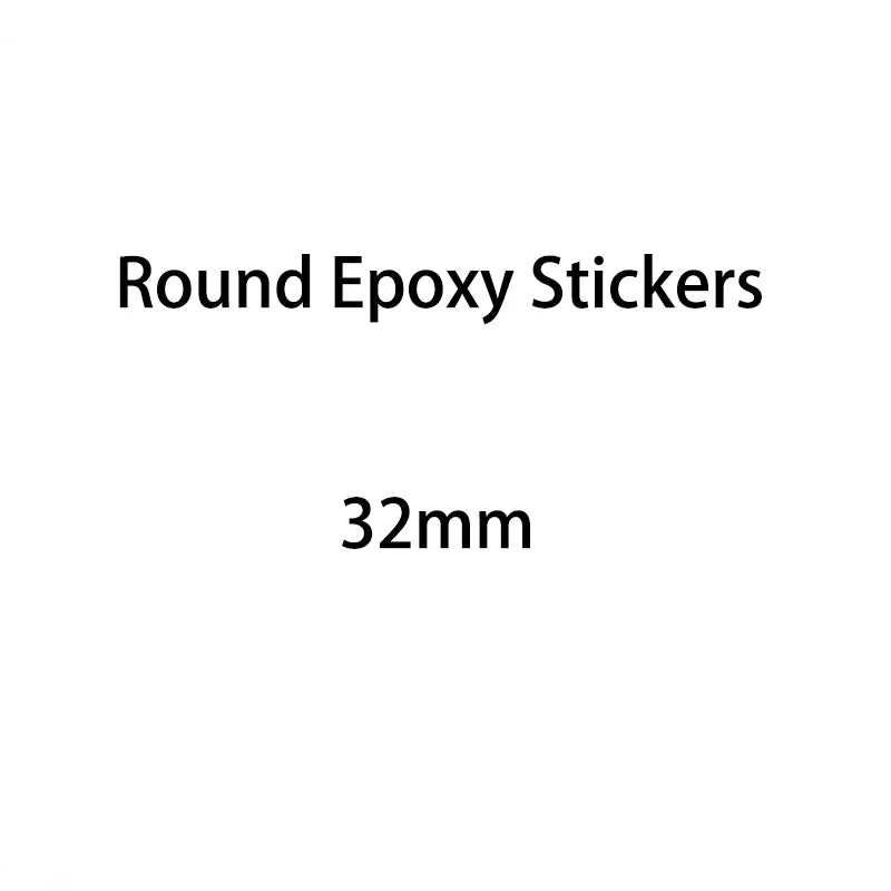 50/100/200/500pcs 3D Clear Epoxy Stickers Round Square Heart Oval Dome Adhesive Stickers Domed Cups for DIY Jewelry Making