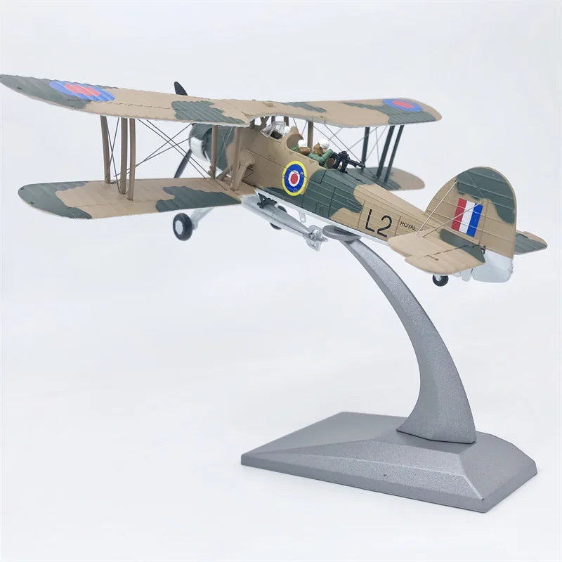 1:72 Scale SE.5a Spade Bristol Bulldog Biplane Propeller Fighter Diecast Metal Airplane Plane Aircraft Model Collection Ornamen