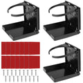 3Pcs Car Drink Cup Bottle Holder Auto Drink Rack Stand for Water Bottles Ashtray Adjustable Folding Car Coffee Cup Holder