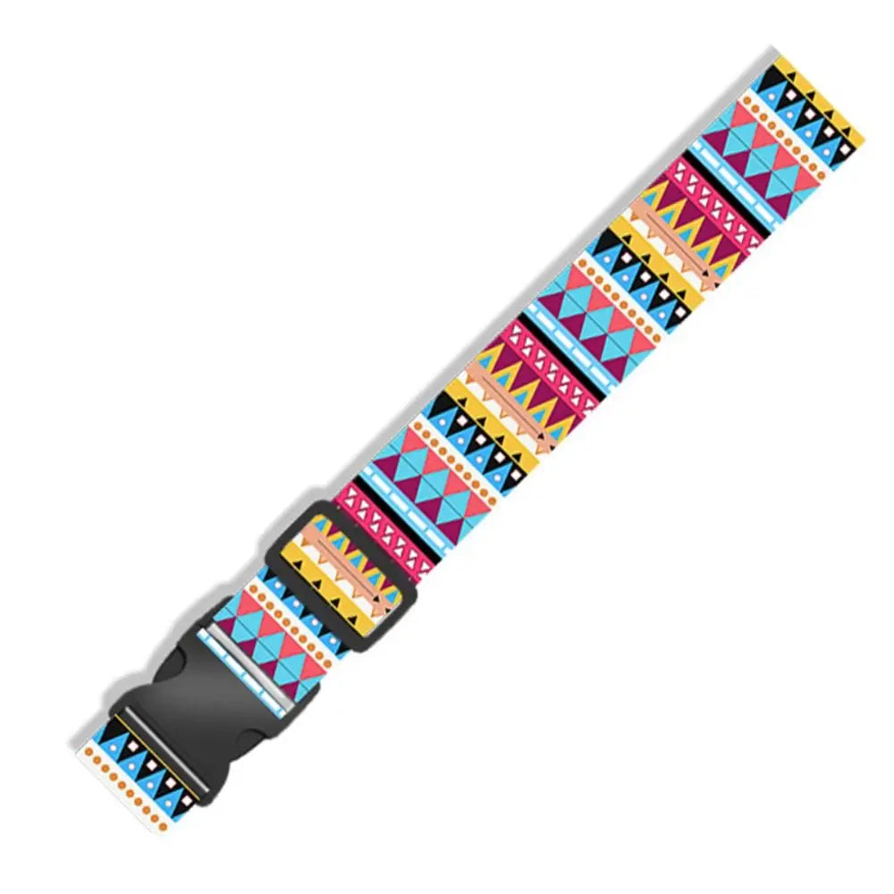 Multicolor Luggage Belts 5*180cm Ethnic Style Baggage Bunding Strap Travel Supplies Reinforce Suitcase Accessories Travel