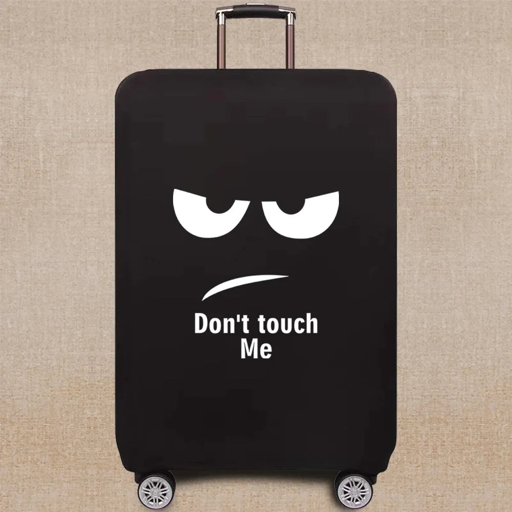 Travel Accessories Luggage Case Suitcase Dust Protective Cover 18-28 Inch Whitepicture Pattern Series Trolley Case Elastic Cover