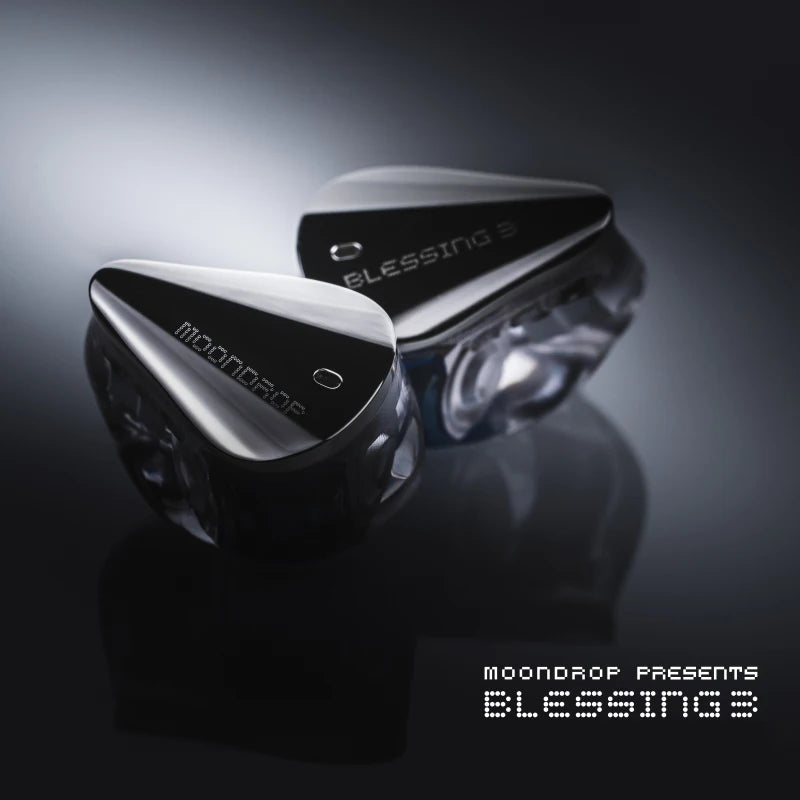 MoonDrop Blessing 3 2DD+4BA Earphones Hybrid In-ear Monitors 0.78-2pin Blessing3 Earbuds with Interchangeable Cable