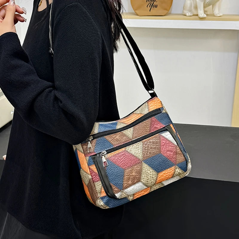 Multi-Functional Bag, Can Be Worn Diagonally or on One Shoulder, Suitable for Daily Use, Travel, with Adjustable Shoulder Straps