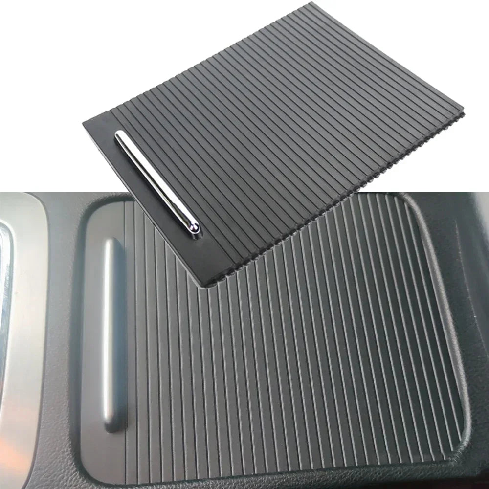 Interior Car Armrest Central Console Drink Cup Holder Cover Trim Zipper Rolling Curtain For Volkswagen CC Passat B6 B7 CC