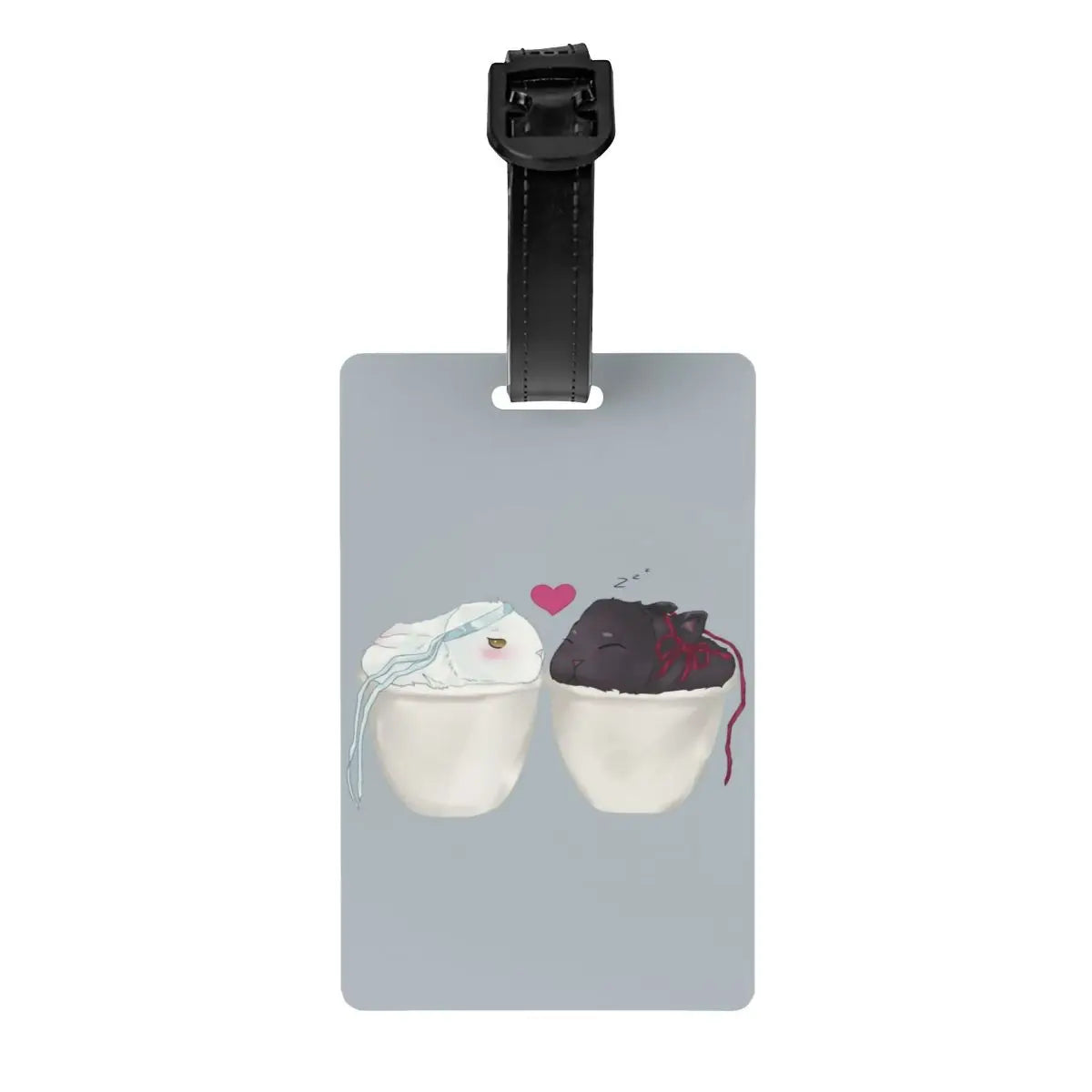 Custom Mo Dao Zu Shi Gusu Lan Logo Luggage Tag The Untamed TV Show Travel Bag Suitcase Privacy Cover ID Label