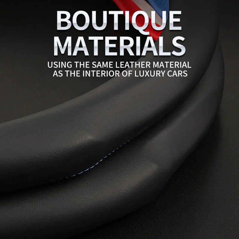 Car Steering Wheel Cover For Ebro S400 S700 S800 S900 2025 2026 2027 Leather Protector Anti Slip Wear-resistant Auto Accessories