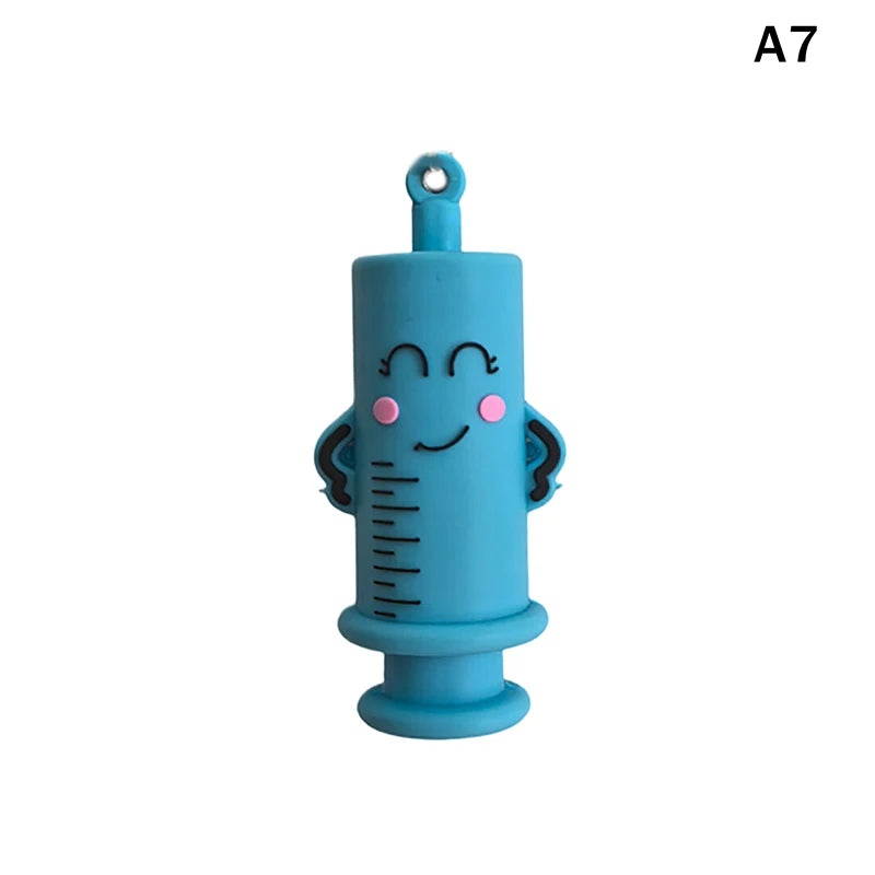 Cute Cartoon Shape Medical Ampoule Bottle Opener Nurse Doctor Special Rubber Syringe Cutter Bottle Opener Multifunctional