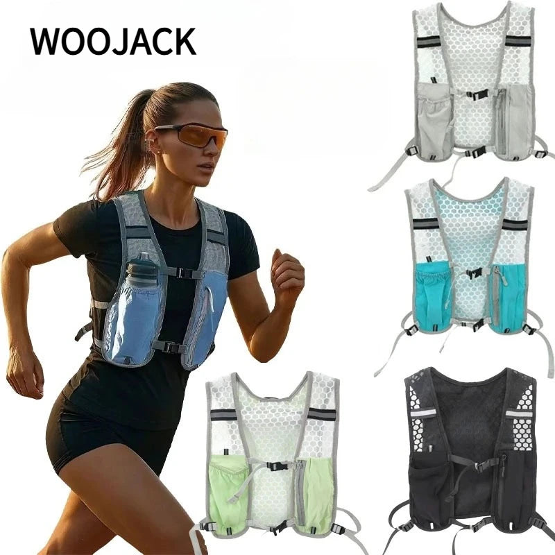 Running Hydration Backpack Vest for Outdoor Sports - Ergonomic Water Holder for Trail Race, Hiking, Cycling, Climbing, Jogging
