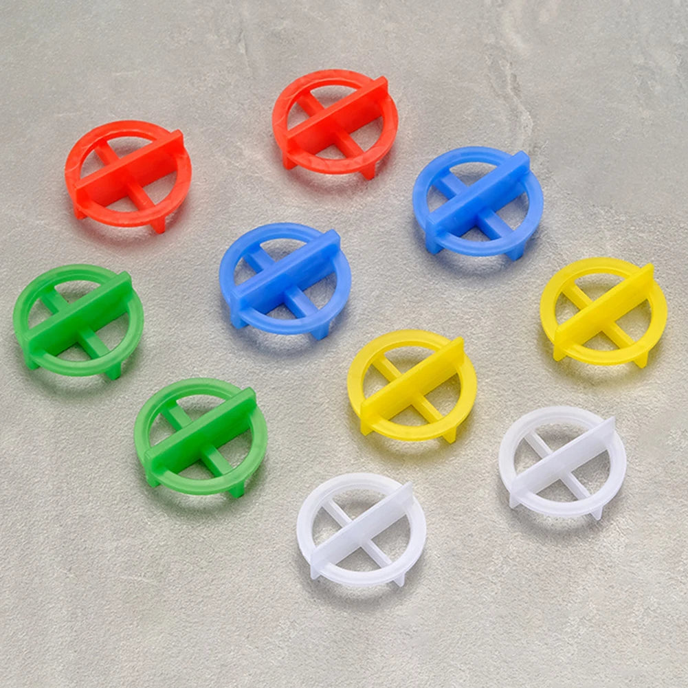 100Pcs Ceramic Tile Leveling System Spacers Clips Wedge For Tiling Fixing Floor Wall Gap Leveling System Construction Tool