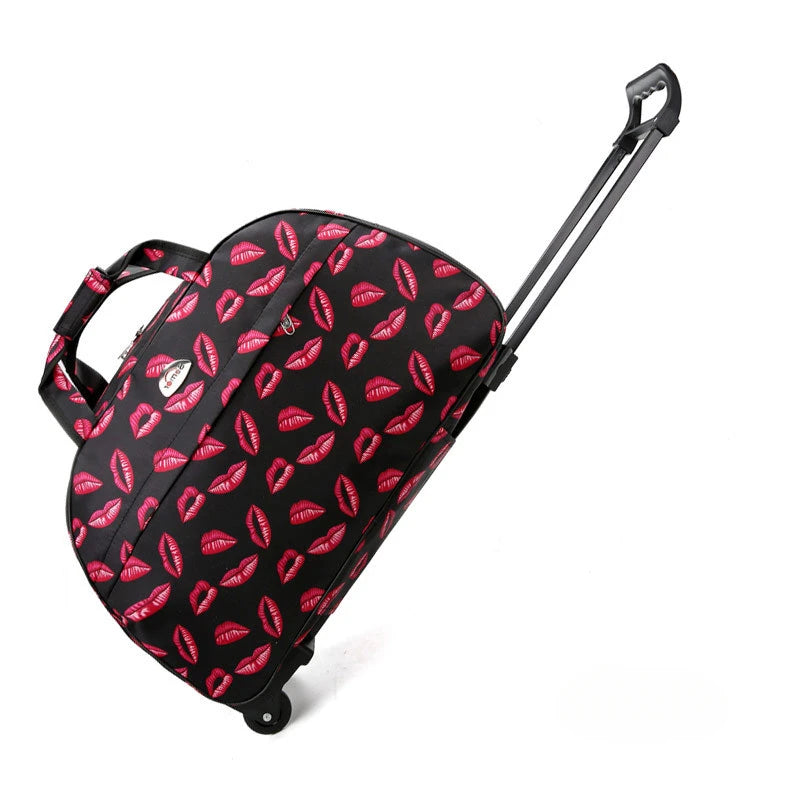 Travel Trolley Bag With Wheels Business Rolling Luggage Wheeled Bag Trolley Suitcase Waterproof Fashion Men Women Travel Bags