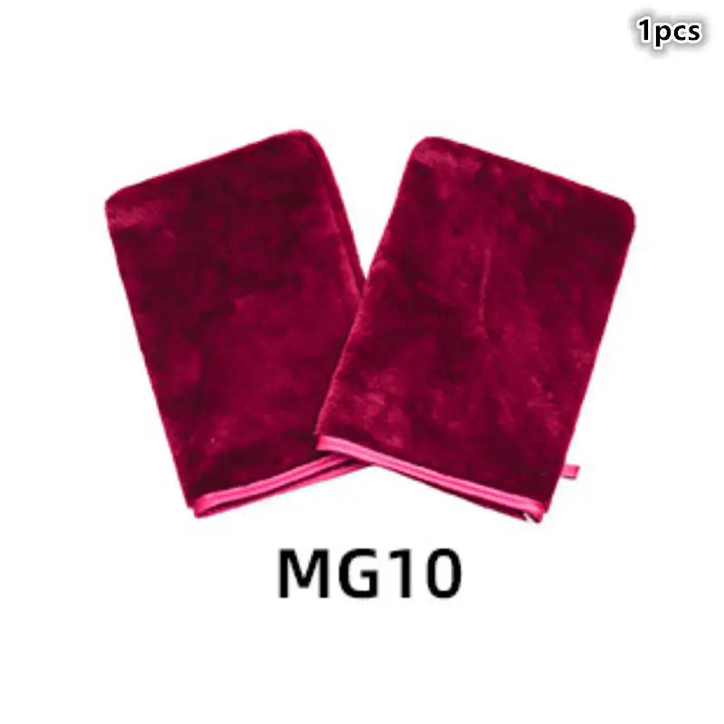Reusable Makeup Remover Gloves Soft Microfiber for Deep Cleansing Gentle on Skin & Easy to Wash Colorful Quick-Dry