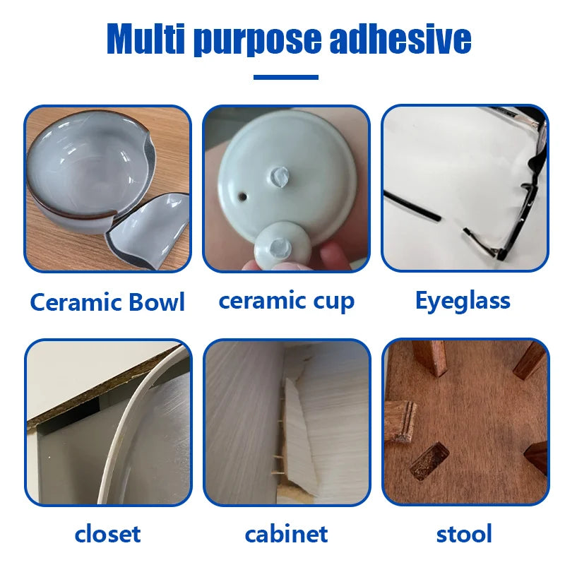 LOOLIFL 496 high strength instant glue, super glue, cyanoacrylate glue, suitable for glass, metal, plastic, wood, rubber, not easy to whiten, long lasting, send glue tube, factory direct, 20ml, 1-3pcs.