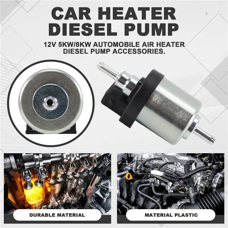A33G-Ultra Quiet 22Ml Fuel Pump For Car Heater Diesel Pump For 12V 5KW/8KW Webasto Eberspacher Car Air Parking Heater Accessorie