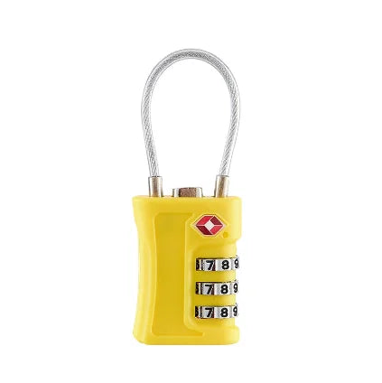 New TSA Customs Code Lock for Travel Luggage Password Changeable Lock Contrast Color Design Padlock