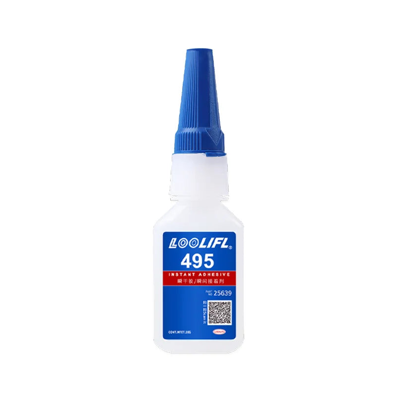 1-5pcs, LOOLIFL, 20g upgraded version 495, super glue, industrial strength, metal strong adhesive, transparent, stable,
