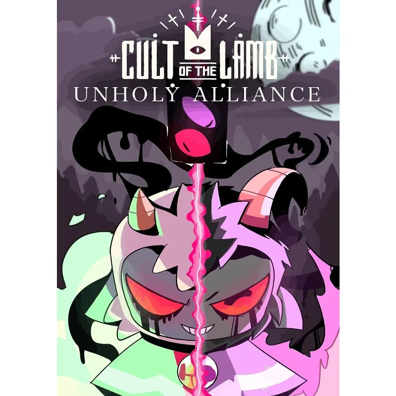 Classic Video Game Cult of The Lamb Anime Adventure Posters Print Canvas Painting Modern Wall Art Kids Bedroom Home Decor Gift