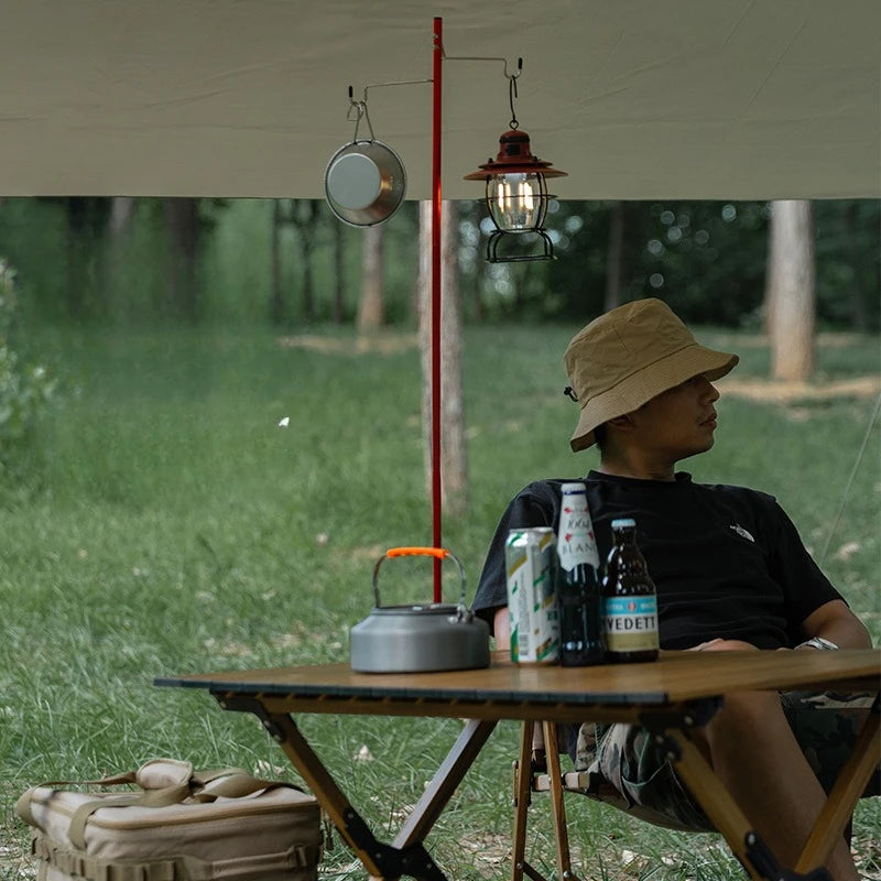 Camping Lantern Stand Ultralight Table Lamp Hanger Portable Detachable Light Holder Lighting Brackets Outdoor Tourist Equipment