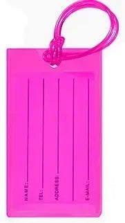 1pcs PCS Luggage Tag Boarding  PVC Baggage Tags Travel Accessory Women Men Suitcase ID Address Name Holder Bag Label
