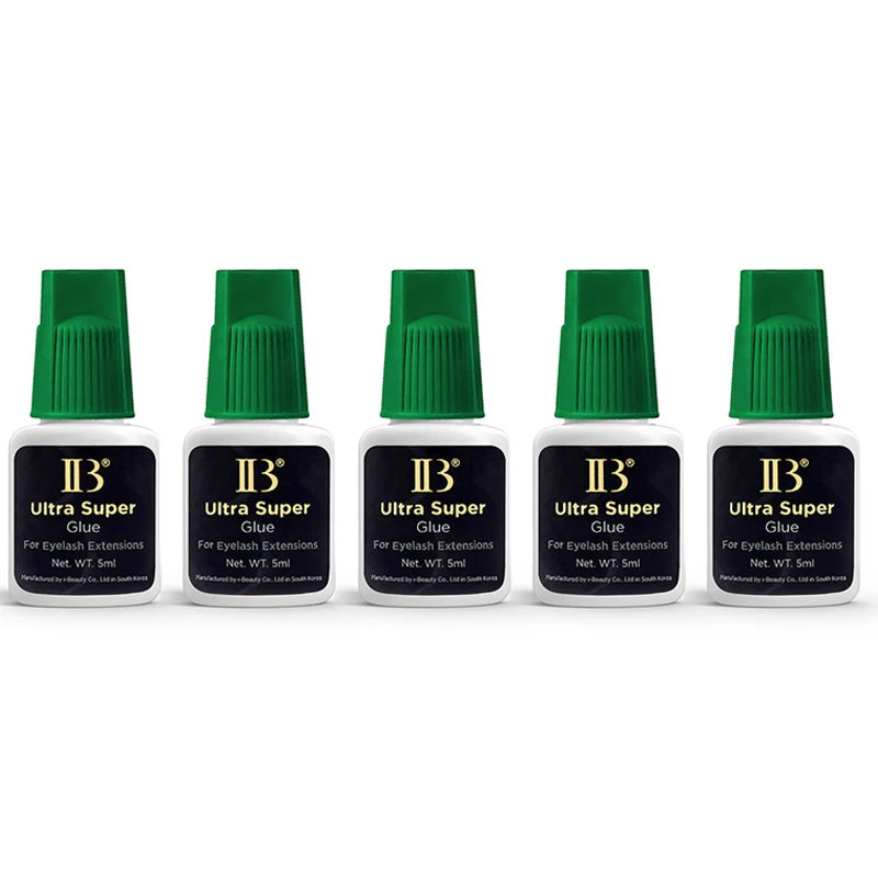 IB 5ml Korea Original IBeauty Ultra Super Eyelash Extensions Glue 5ml IB Green Cap False Lash Glue Makeup Tools Beauty Shop