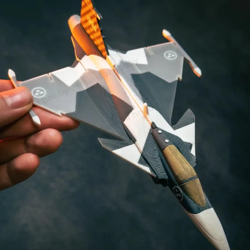 1Set JAS 39 Gripen Light Multipurpose Fighter Aircraft Model Kit 1/76 Scale Fourth-Generation Aircraft Parts for Assembly Hobby
