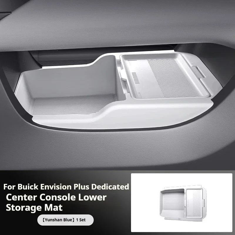 For Envision Plus Silicone Storage Box  Center Console under Layer Modification Special Car Interior Accessories Organizer